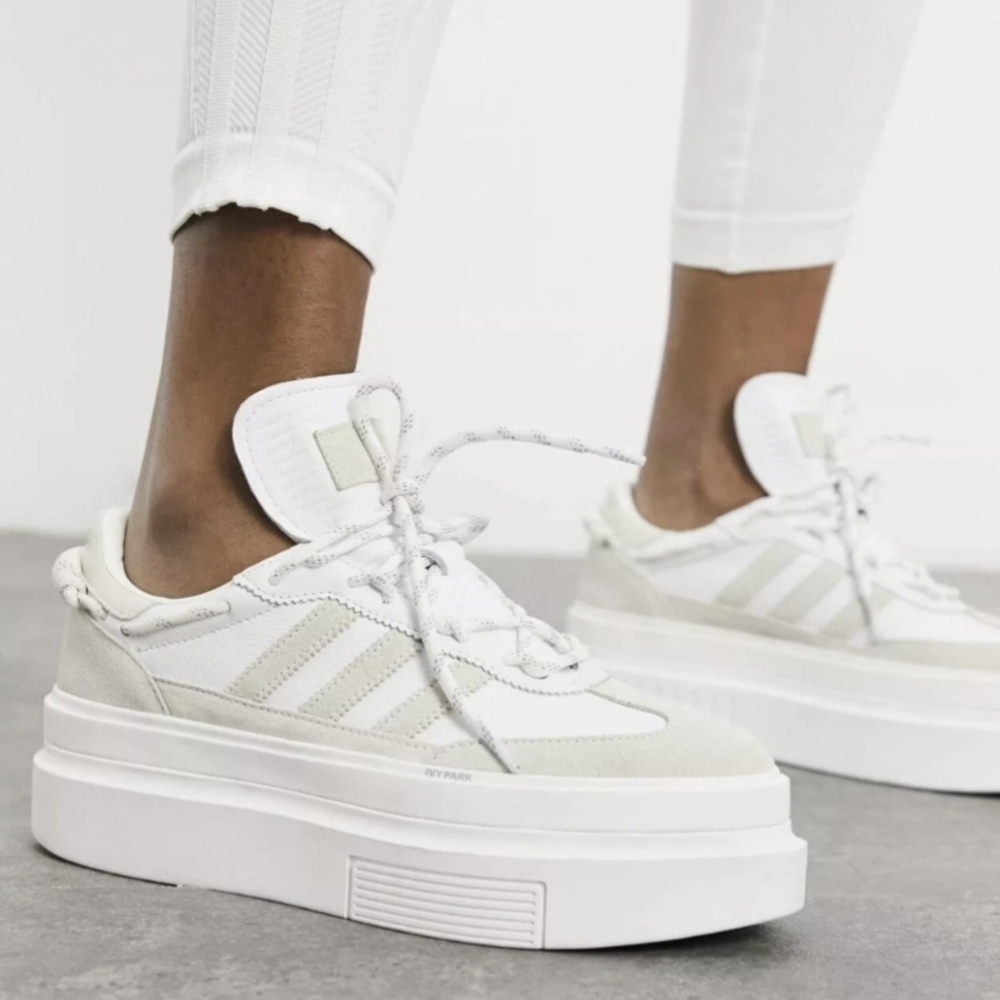 ADIDAS IVY PARK Women's White and Cream Sneakers